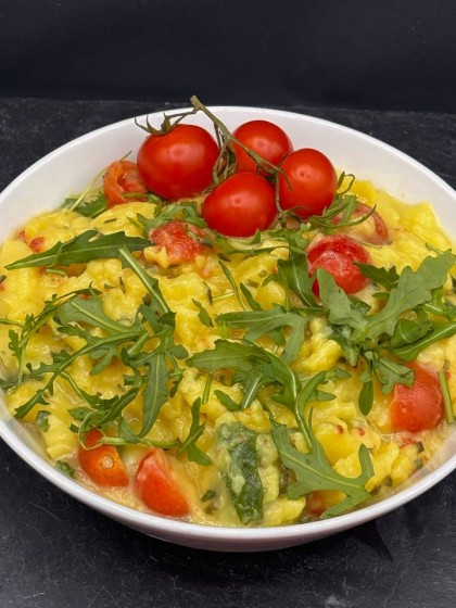 Schnitzelplatte "heiß"