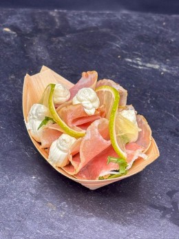 Lomo-Limetten-Mayonnaise-Schiffchen - Ansicht 